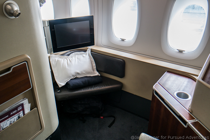 Qantas A380 First Class, Sydney to Los Angeles