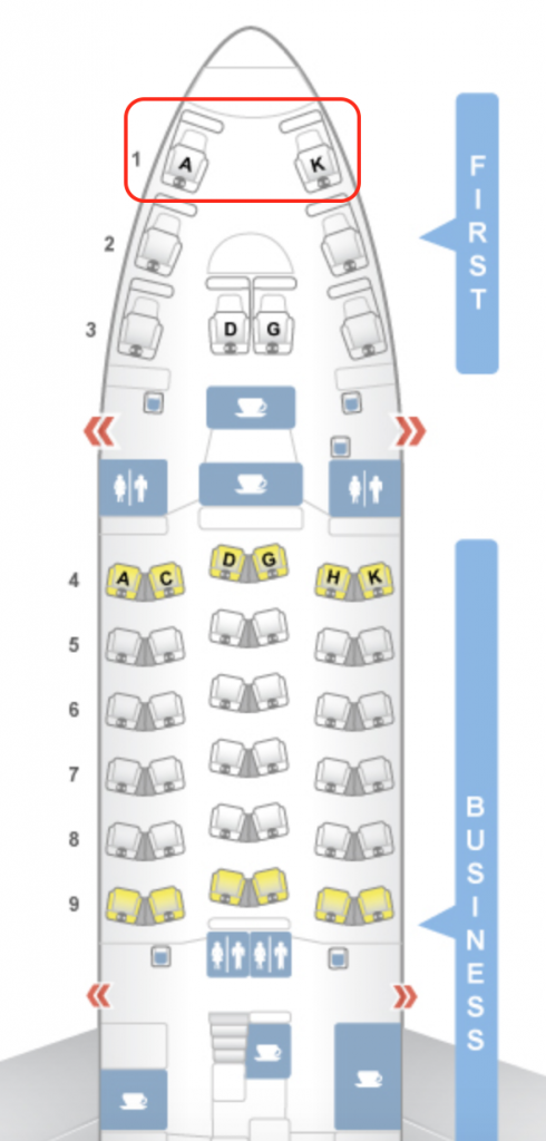 Lufthansa 747-8 seat map - Million Mile Guy