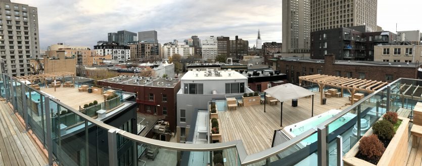 M Montreal hostel rooftop