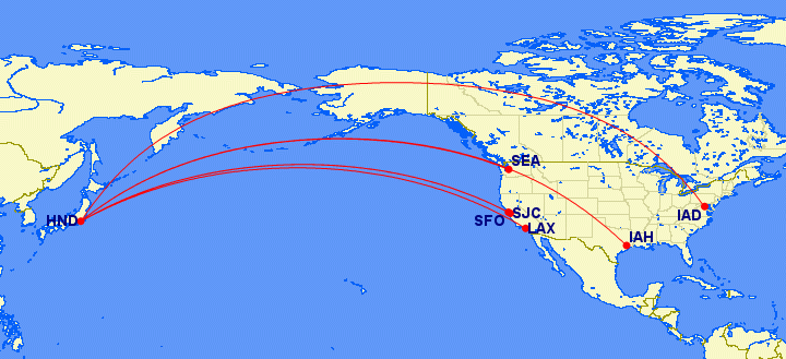 ANA Shifting Most US Routes From Narita To Haneda