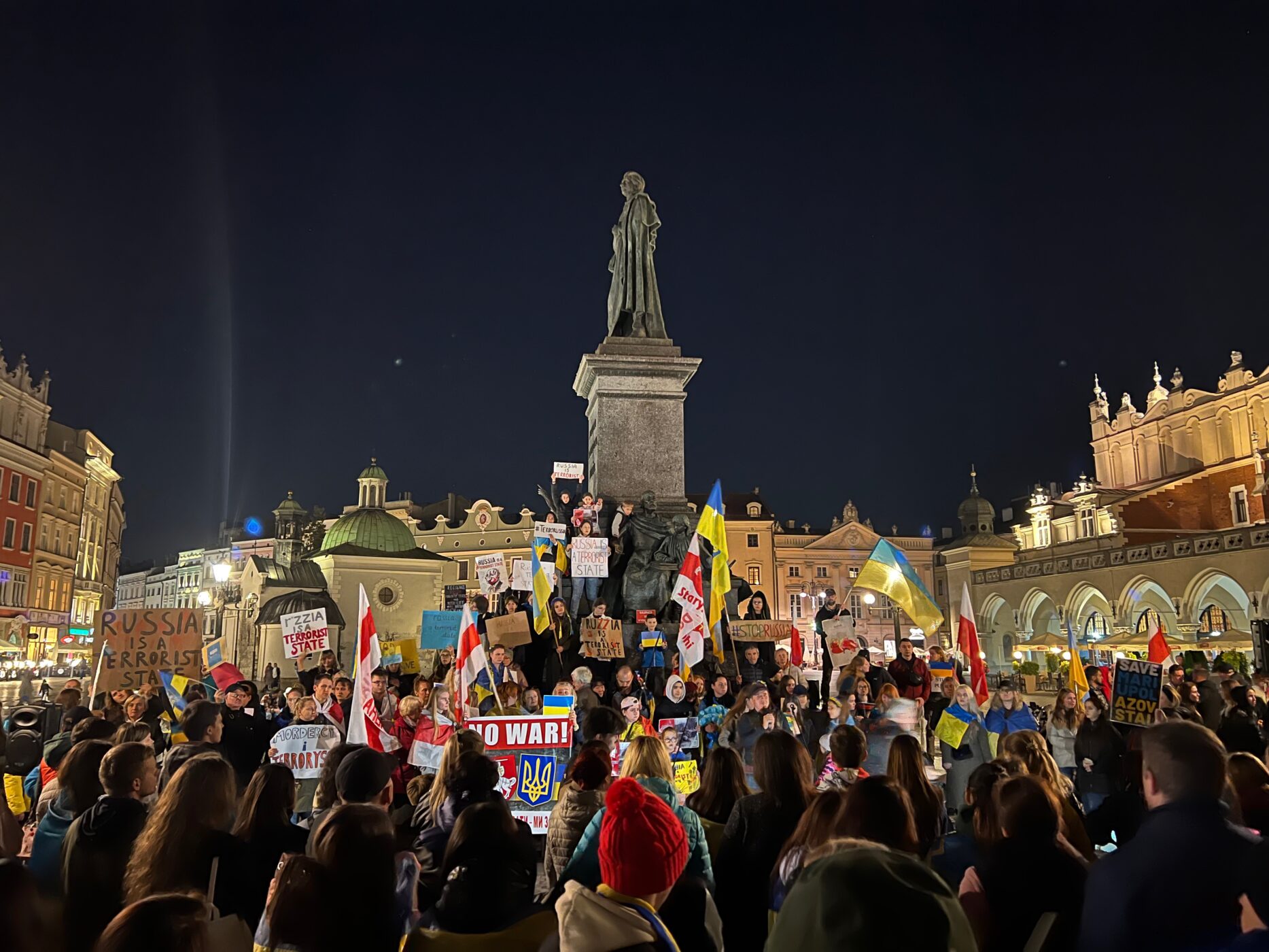 ukraine protests krakow